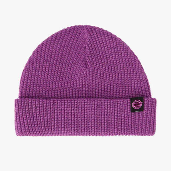 FUNKY SB LOGO SHORT BEANIE ( PURPLE )