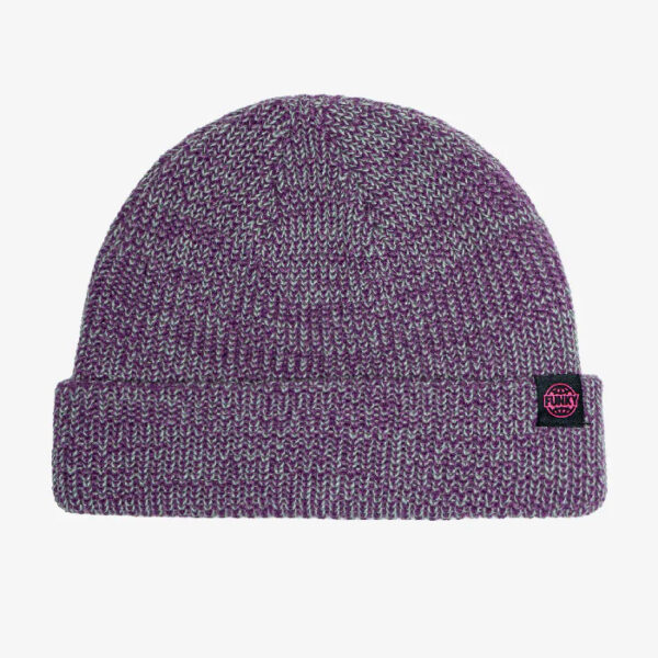 FUNKY SB LOGO SHORT BEANIE ( PURPLE/GREEN )