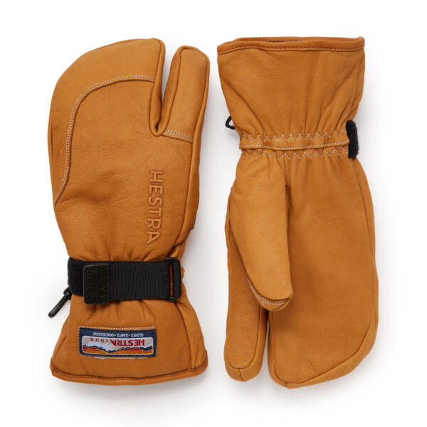 HESTRA 3-Finger Full Leather ( CORK ) - 9