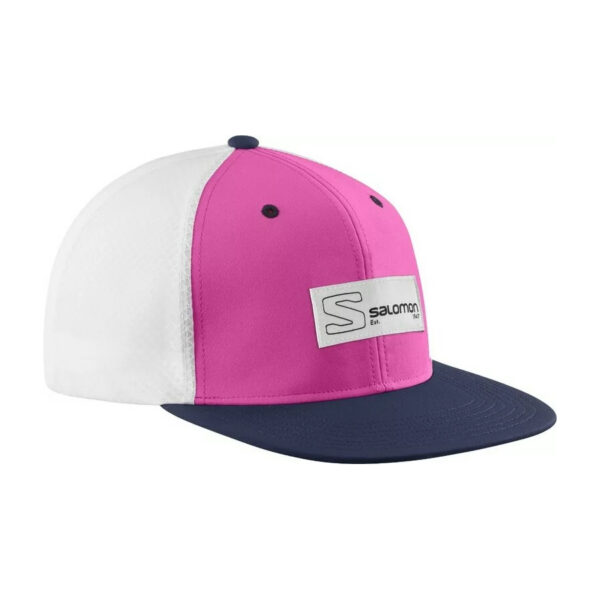 SALOMON TRUCKER FLAT CAP ( FUCHSIA RED ) - XS/S