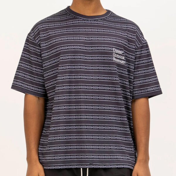 UNFRM 2Way African Boader S/S T-SHIRT ( Black )
